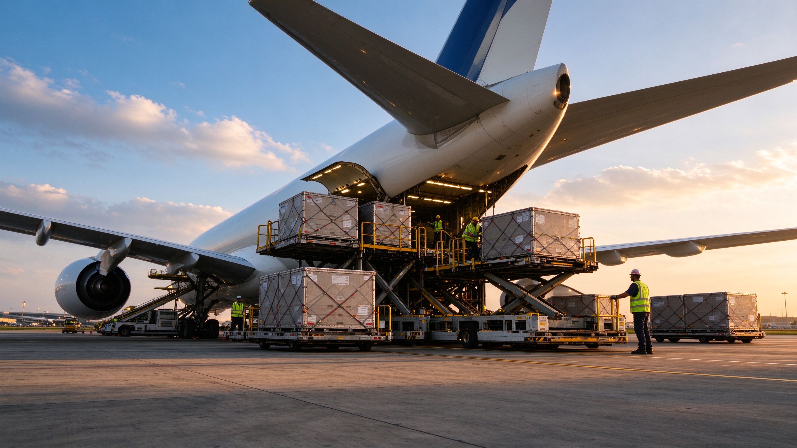Air Freight Cargo Plane